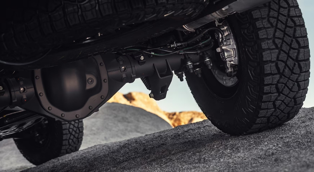 Suspension and differential on a 2026 GMC Sierra 2500 HD