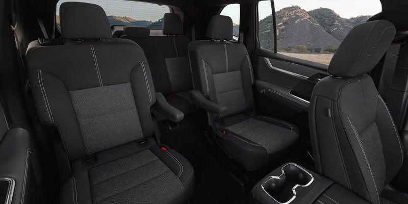 Interior of 2026 GMC Acadia
