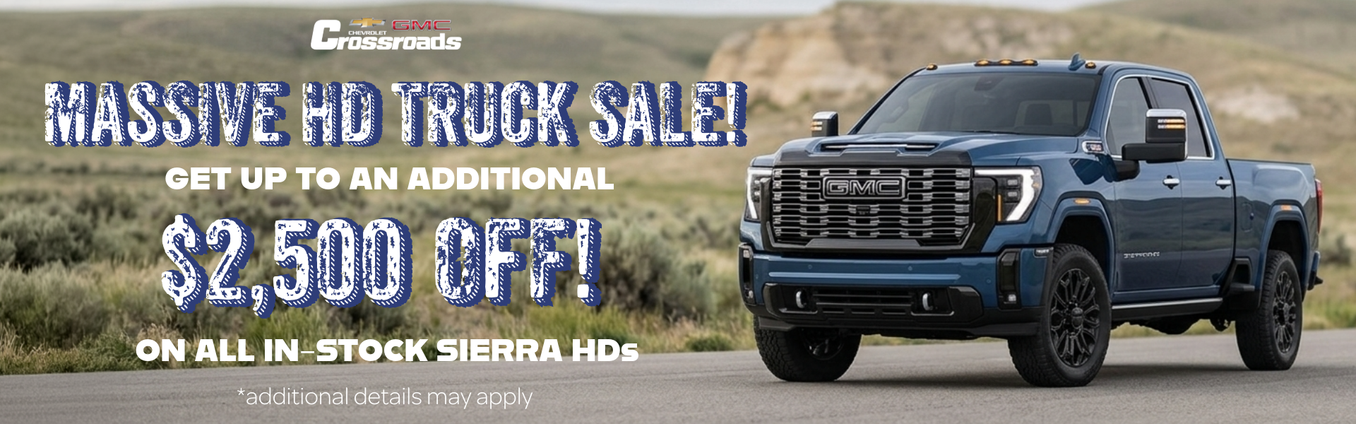 Massive HD truck sale